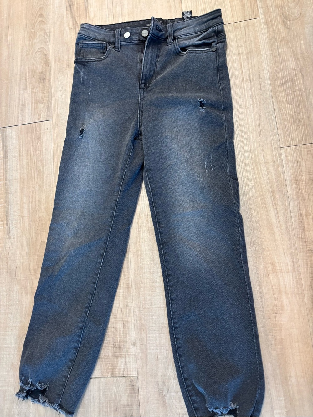 Kendall & Kylie Black Washed Boyfriend Jeans